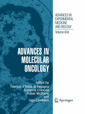 cover image of Advances in Molecular Oncology